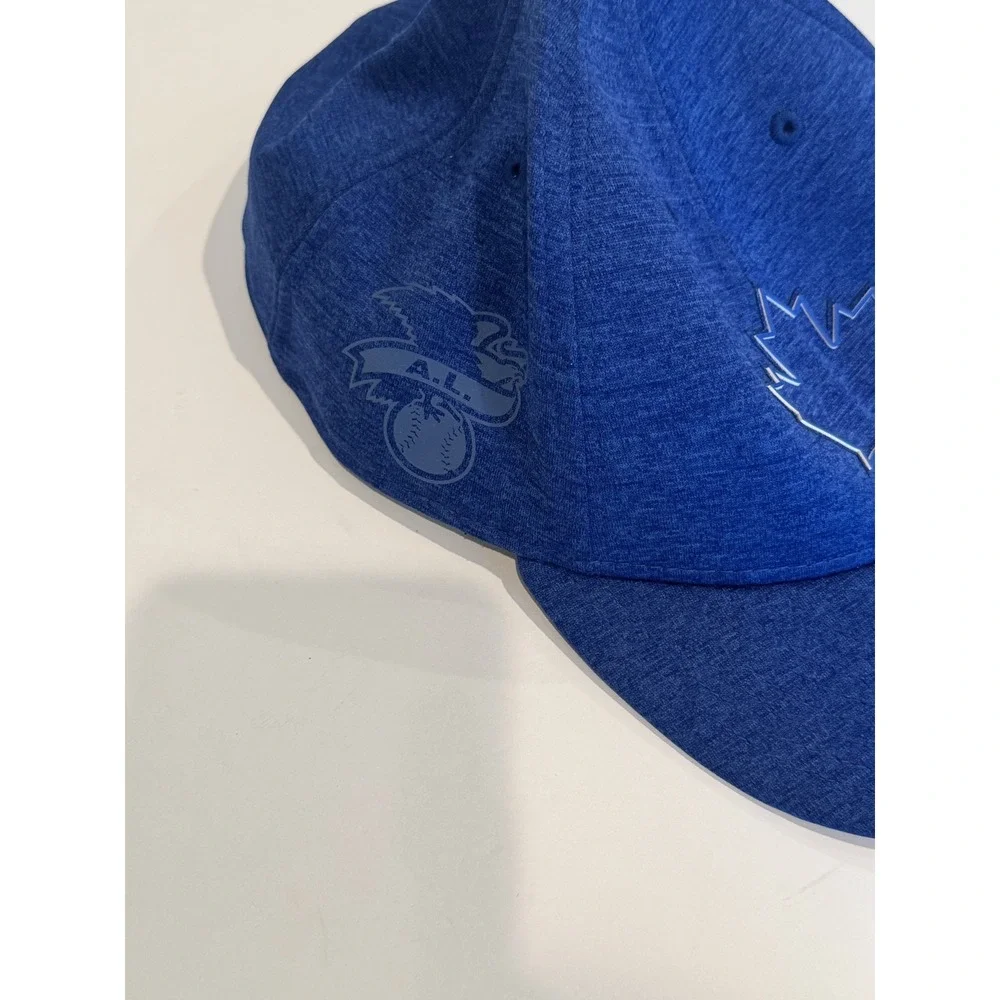 Toronto Blue Jays Hat Cap Fitted Mens 8 Blue MLB Baseball All Star‎ New Era